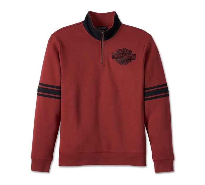 Men's Bar & Shield 1/4 Zip Sweatshirt