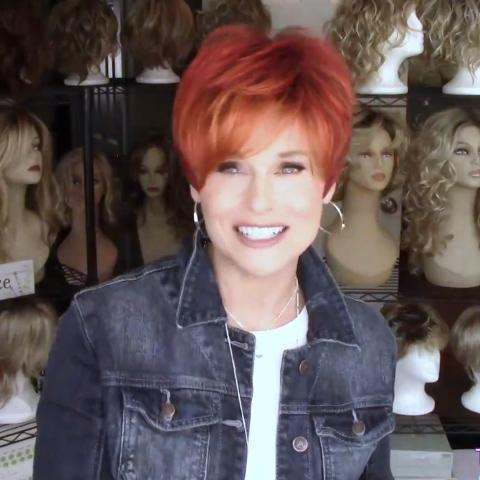 Temperament Red Short Wig