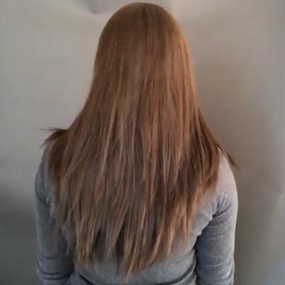 Super Fashion Black Brown Long Straight Wig