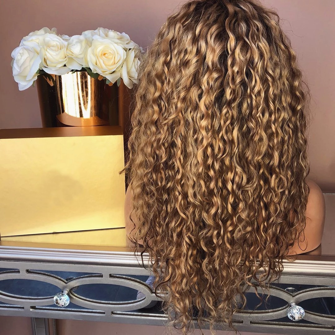 Brown Wave Curl Long