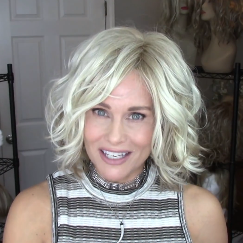 Casual Light Gold Bob Volume Wig