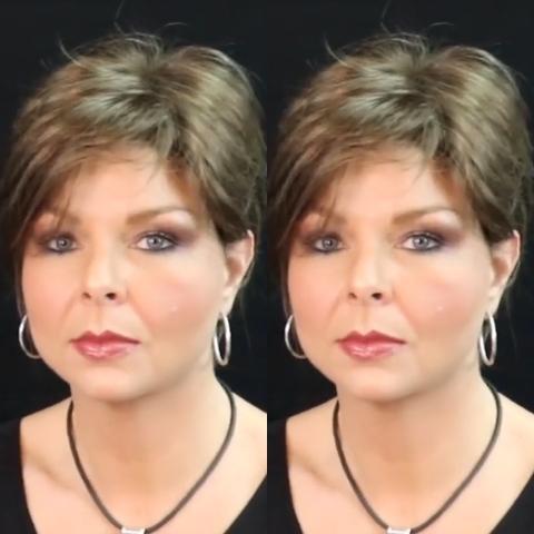 Popular Brown Black Short Wig