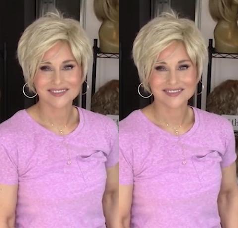 2021 Light Gold Short Wig
