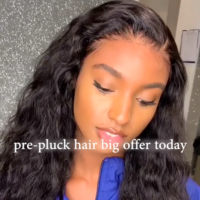Prepluck Ocean Wave Hair-140%(Extra Thick As In Video)