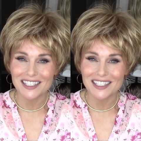 Fashion Romantic Love Gold Short Wig