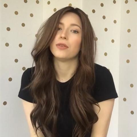Romantic Fashion Cold Brown Long Wave Wig