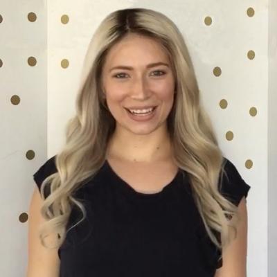 Stylish Romantic Gold Long Wavy Wig(Hair Root Black)