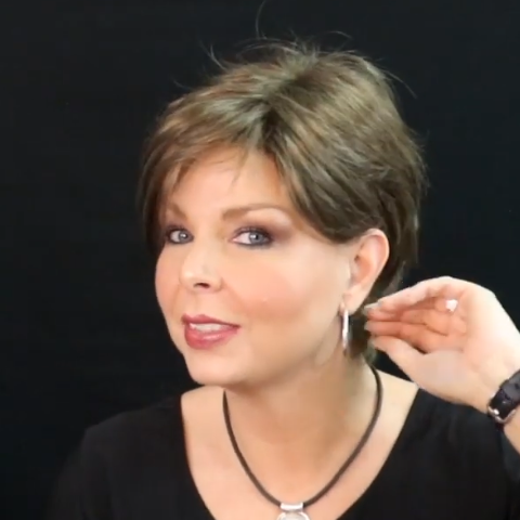 Popular Brown Black Short Wig