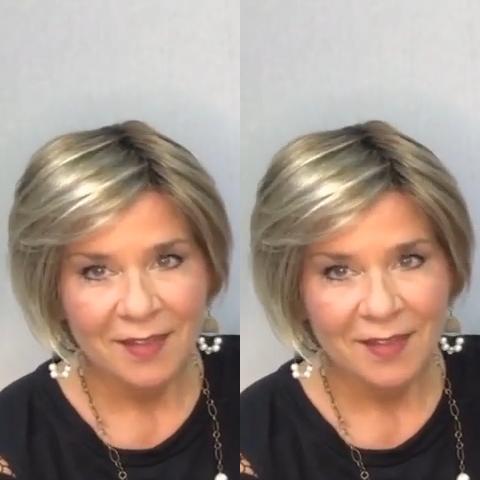 Romantic Fashion Linen Gold Short Wig