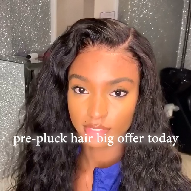 Prepluck Ocean Wave Hair-140%(Extra Thick As In Video)
