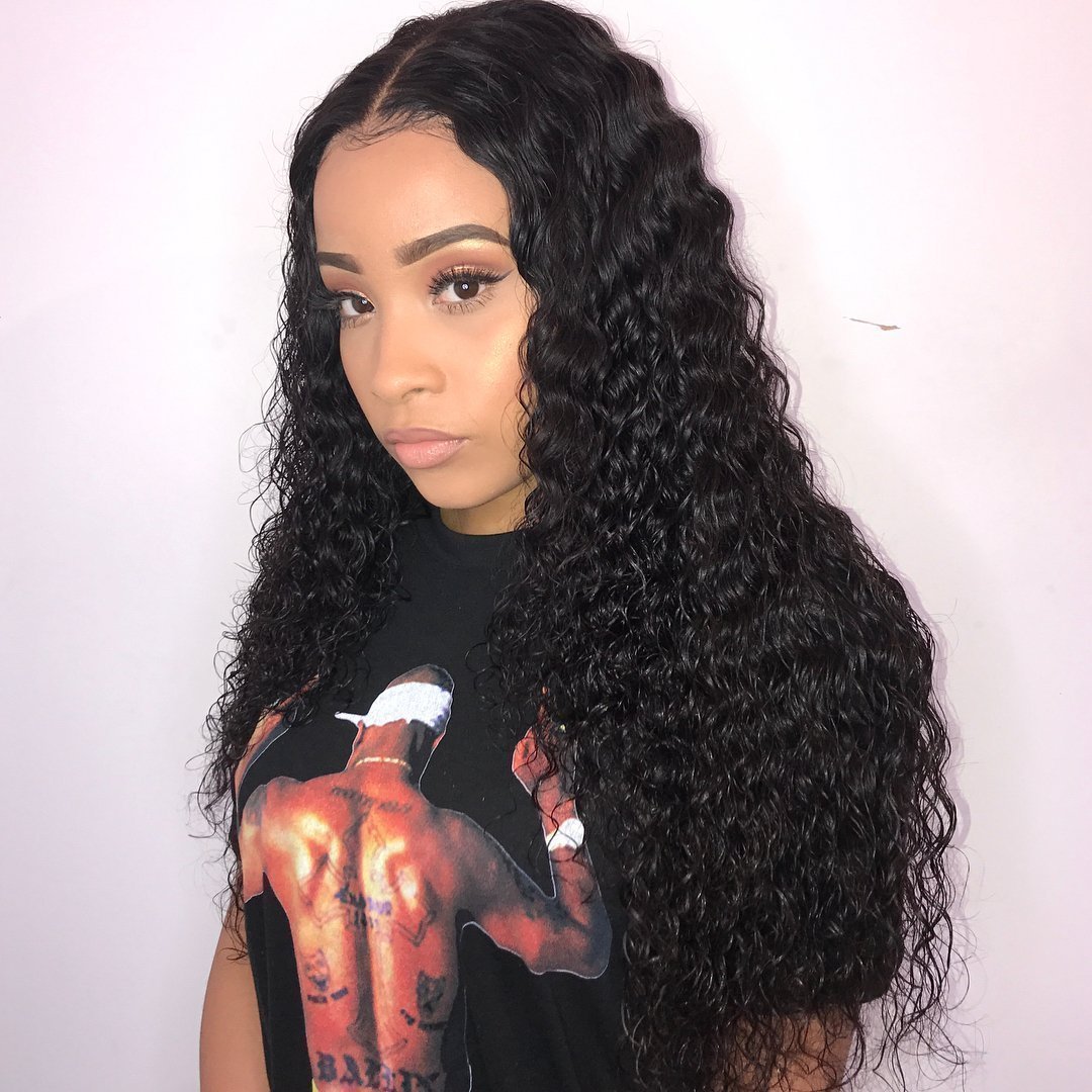 Glueless Deep Curly Wig-140%(Extra Thick As In Video)