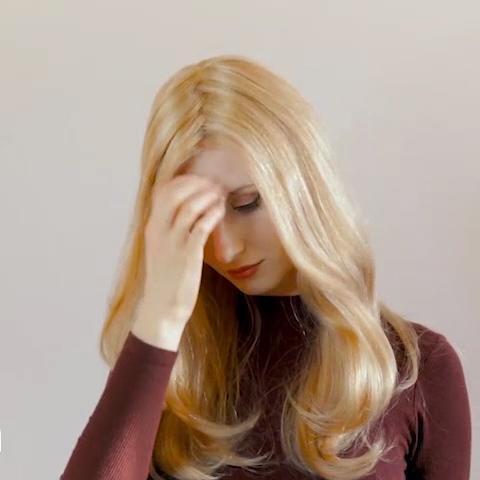 Temperance Light Gold Long Curly Wig