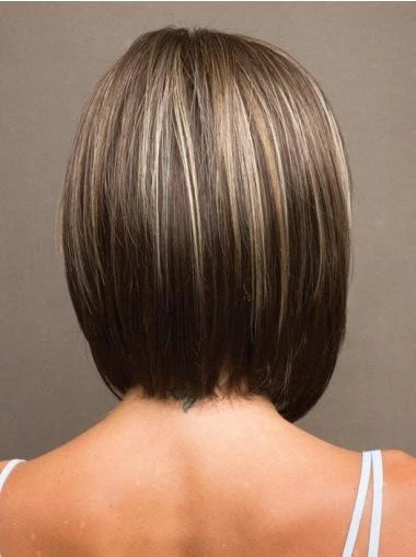 Straight Brown Bob Short Wig