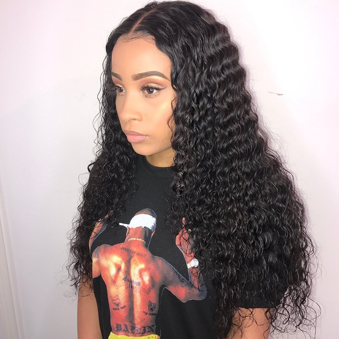 Glueless Deep Curly Wig-140%(Extra Thick As In Video)