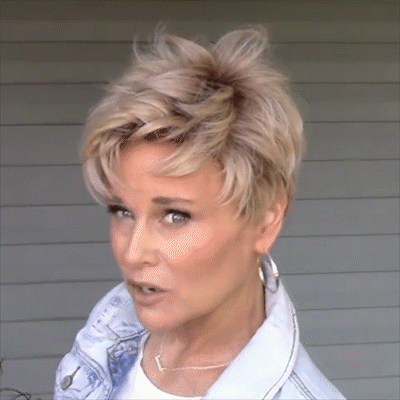 Casual Gold Tea Short Wig