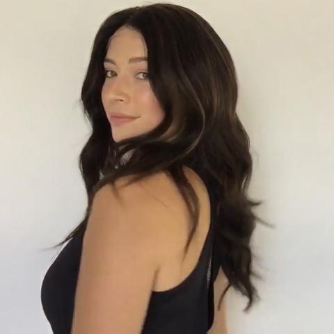 Stylish Personality Black Long Wave Wig