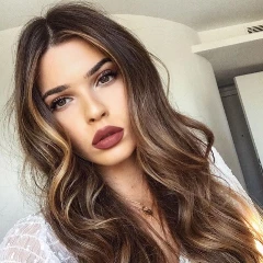 New Blond Straight Long Wig