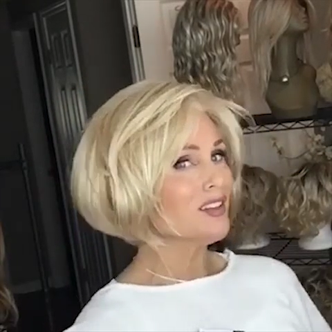 Fresh Light Gold Bob Wig