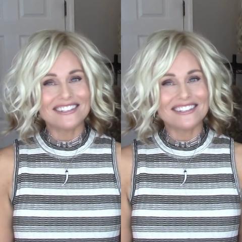 Casual Light Gold Bob Volume Wig