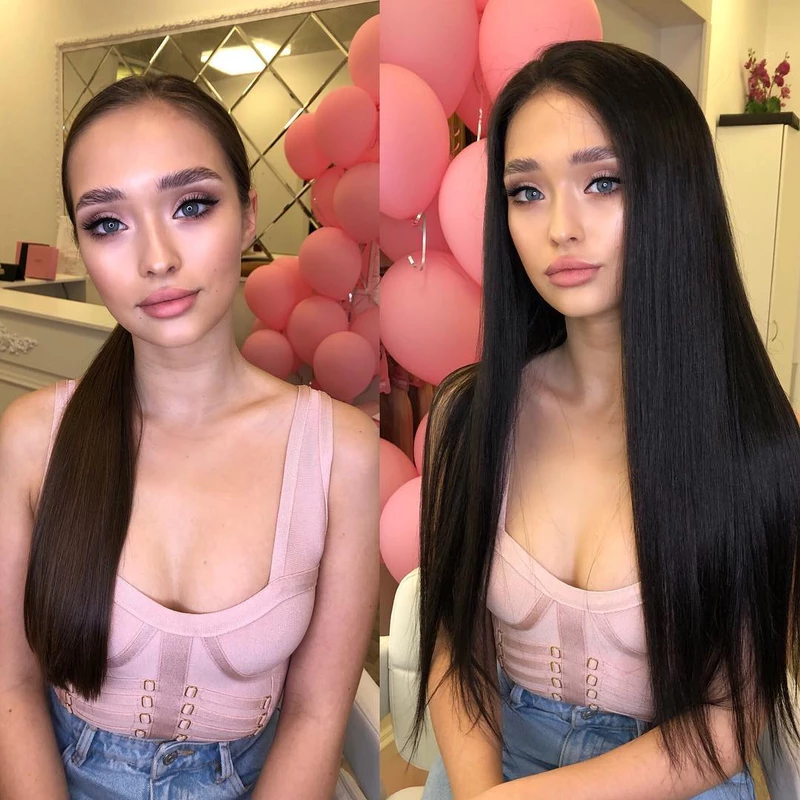 2021 New Long Black Wig