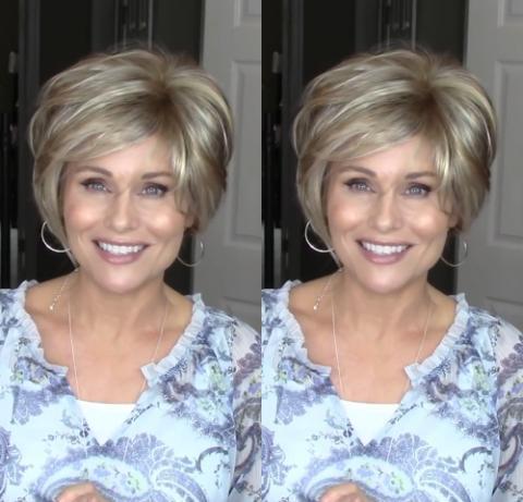 Fashion Mixed Gold Short Wig
