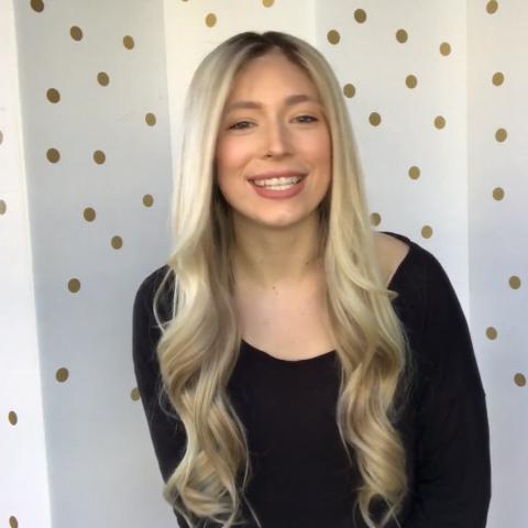 Romantic Fashion Gold Grow Up Wave Wig(Hair Root Black)