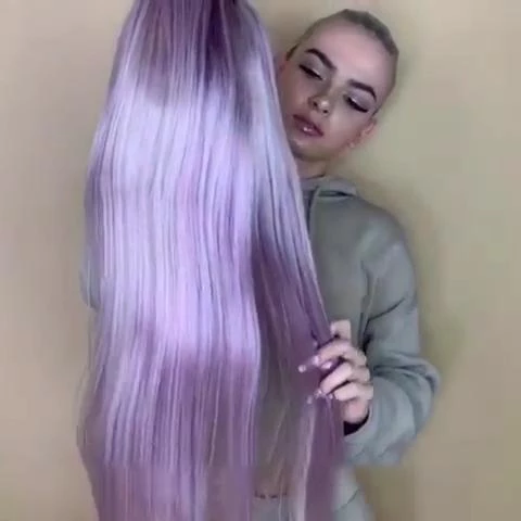 Luxury Lavender Purple Wig