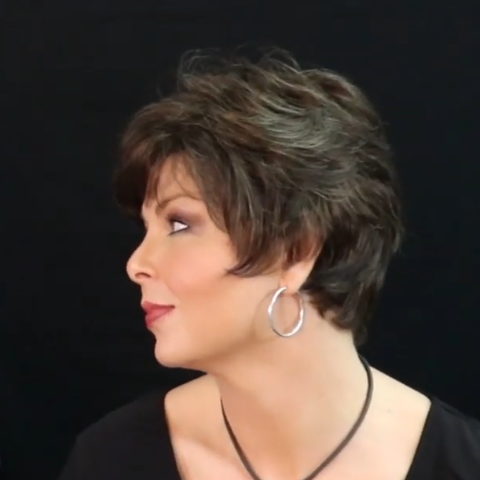 Casual Black Wave Short Wig