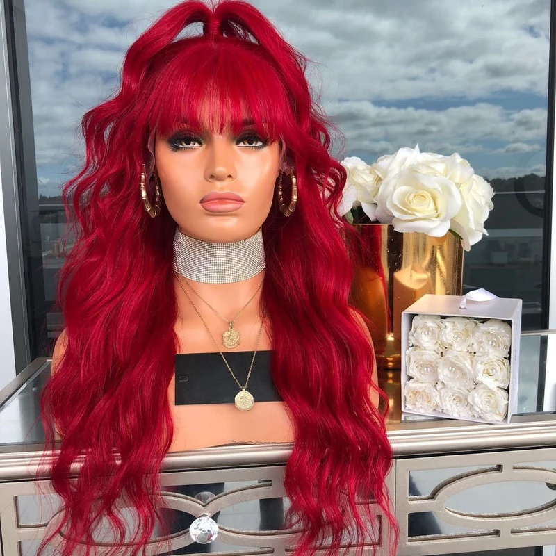 Vibrant Red Wig