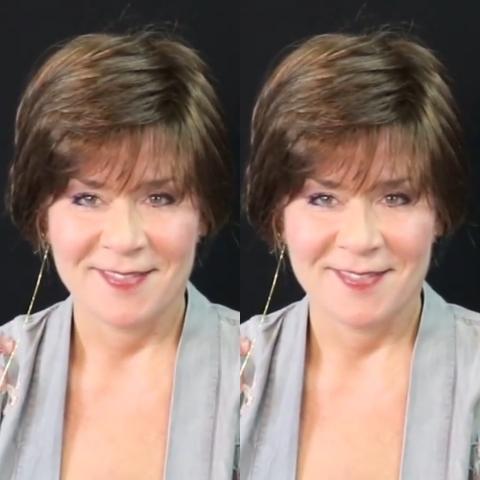 Fashion Black Brown Short Wig