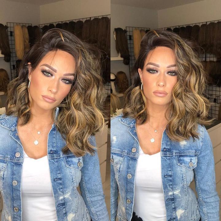 Perfect Length Messy Waves Wig