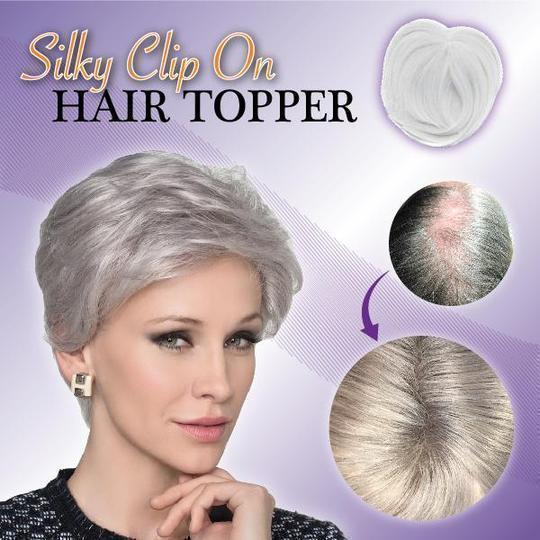 Silky Clip-On Hair Topper