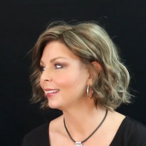 Casual Linen Brown Bob Wave Wig