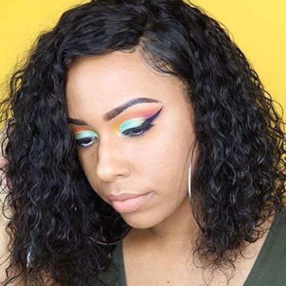 Glueless Short Bob Wig-140%(Extra Thick As In Video)