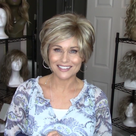 Fashion Mixed Gold Short Wig