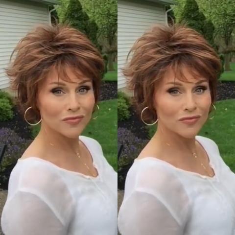 Hipster Brown Short Wig