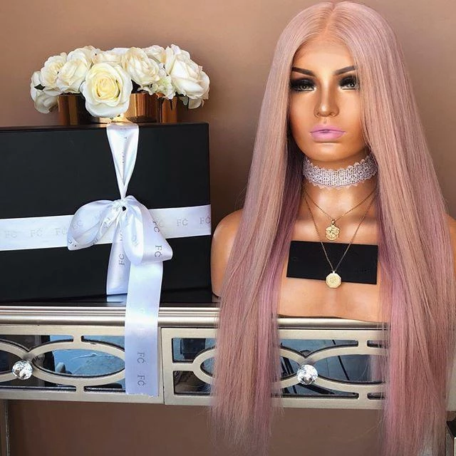 Light Pink Long Straight