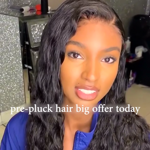 Prepluck Ocean Wave Hair-140%(Extra Thick As In Video)