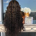 Black Long Curly Wig
