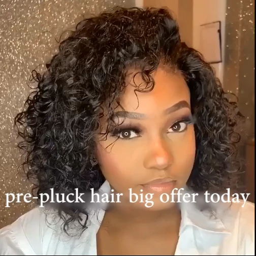 Prepluck Black Bob-140%(Extra Thick As In Video)