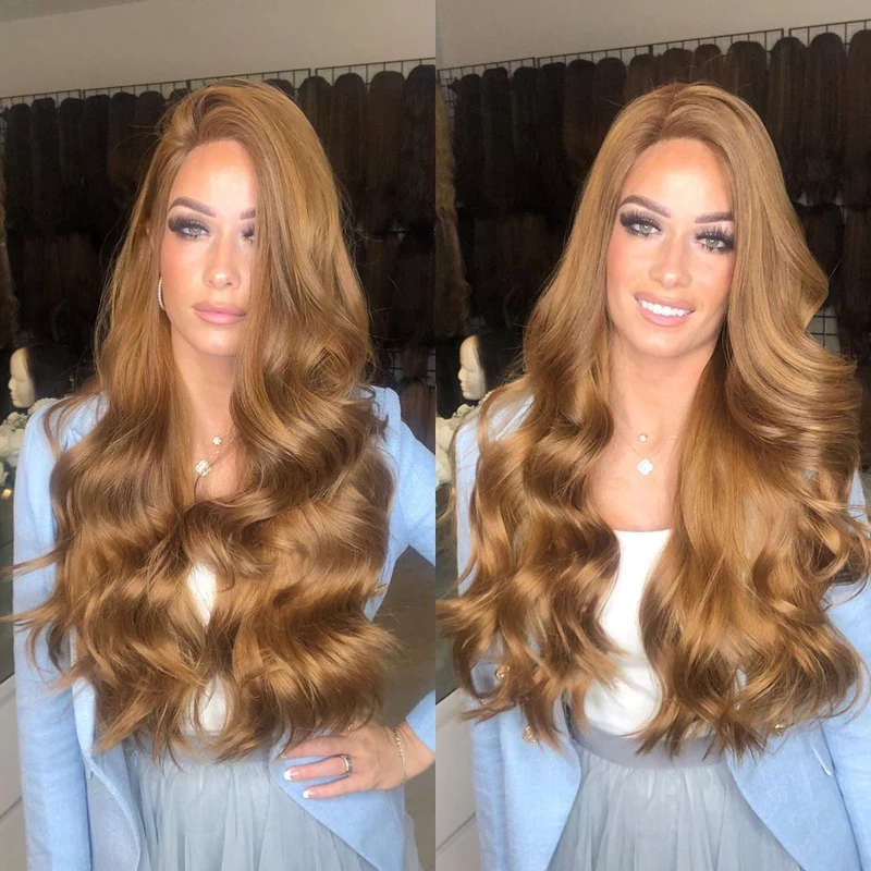 Long Brown Honey Wig