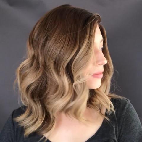 Super Fashion Brown Shoulder Wave Wig