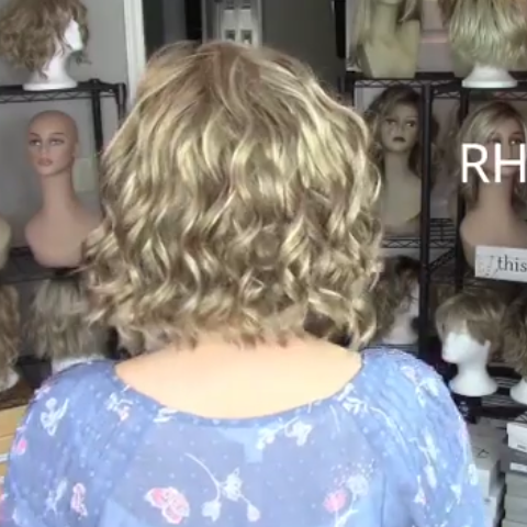 Elegant Gold Brown Wig