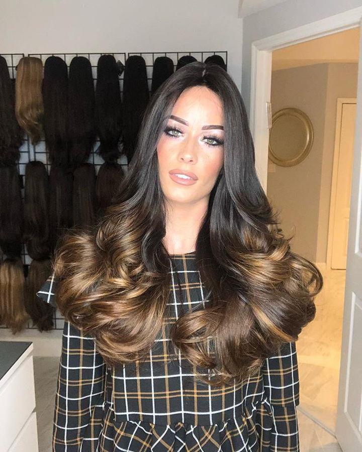 2021 Peruca Preta Marrom