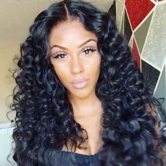 Nice Bronze Black Curly Hair