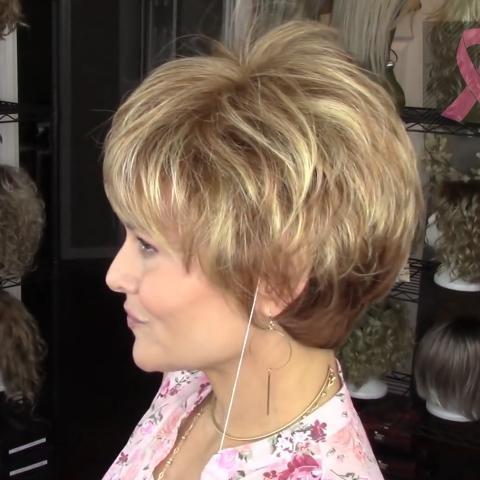 Fashion Romantic Love Gold Short Wig