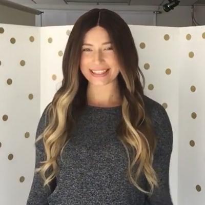 Stylish Romantic Black Gradient Brown Long Wave Wig