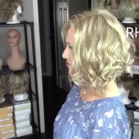 Elegant Gold Brown Wig