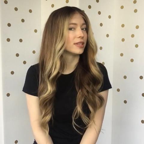 Romantic Fashion Brown Gradient Long Wave Wig