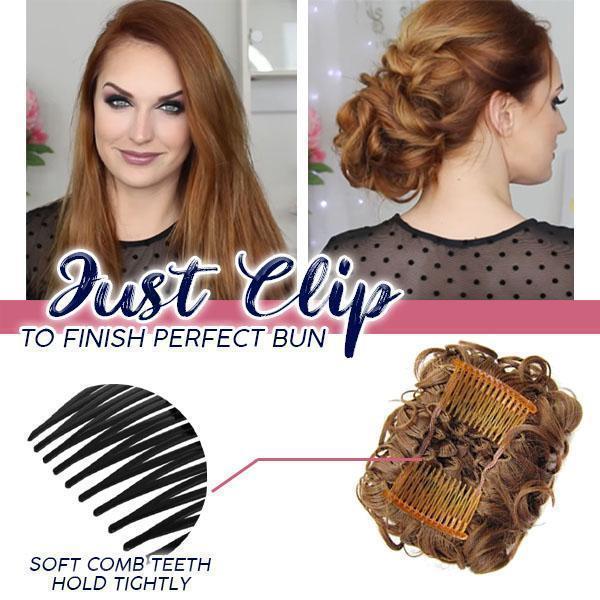 Curly Bun Comb Clip